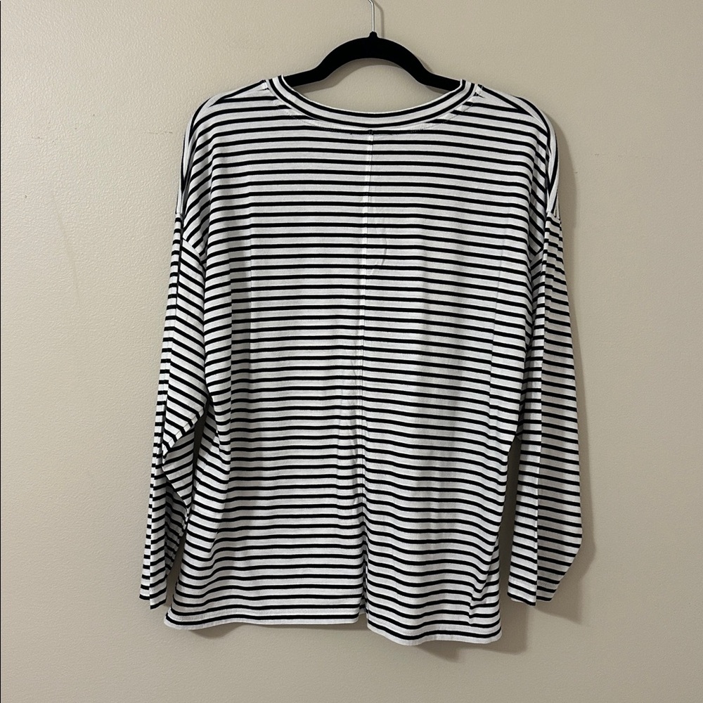 AYR The French Fry Long Sleeve Tee Black & White Piano Stripe Size XL - Picture 5 of 11